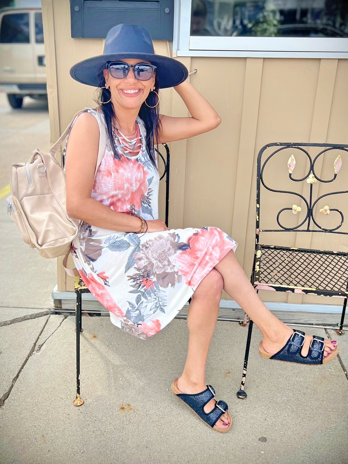 Summer Floral Criss Cross Dress