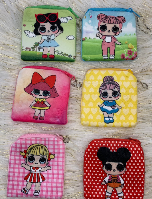 LoL Doll & Unicorn coin purses