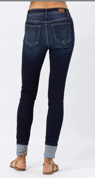 Dark Skinny Long/ Tall High waisted~ JB82152DK