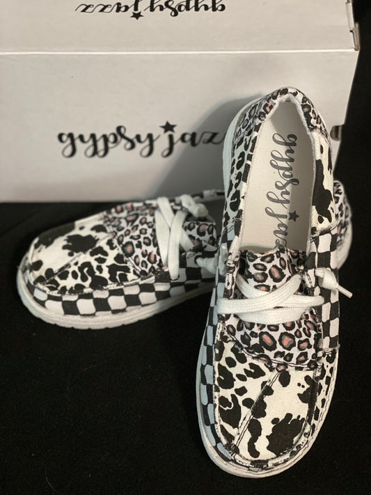 Gypsy Jazz Groovy- White/Black
