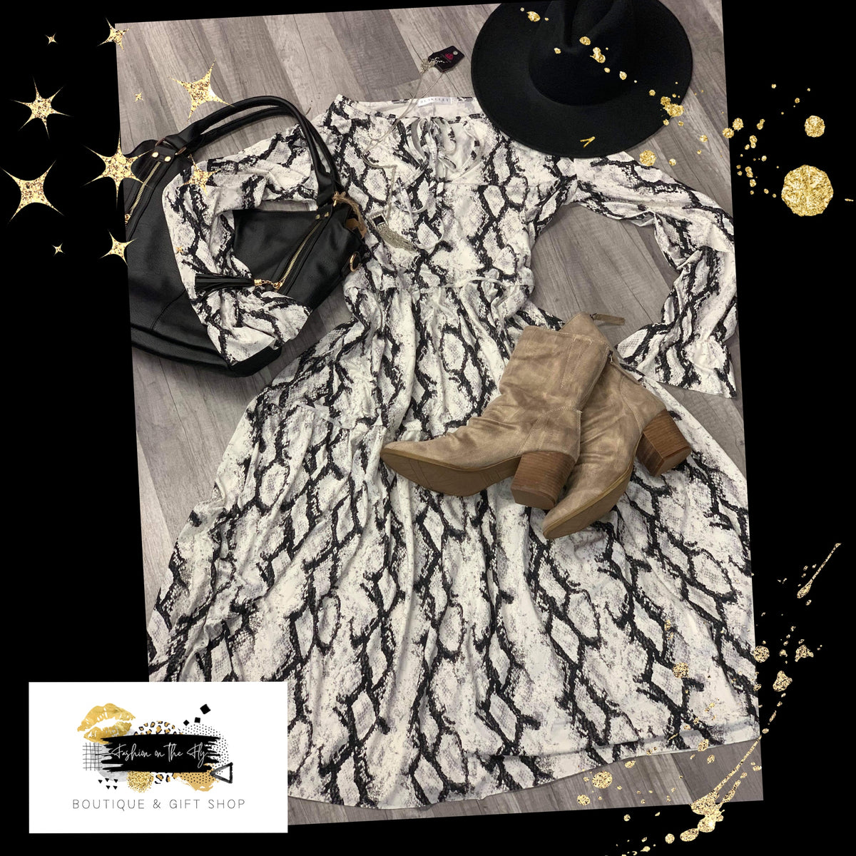 Snake skin Dress