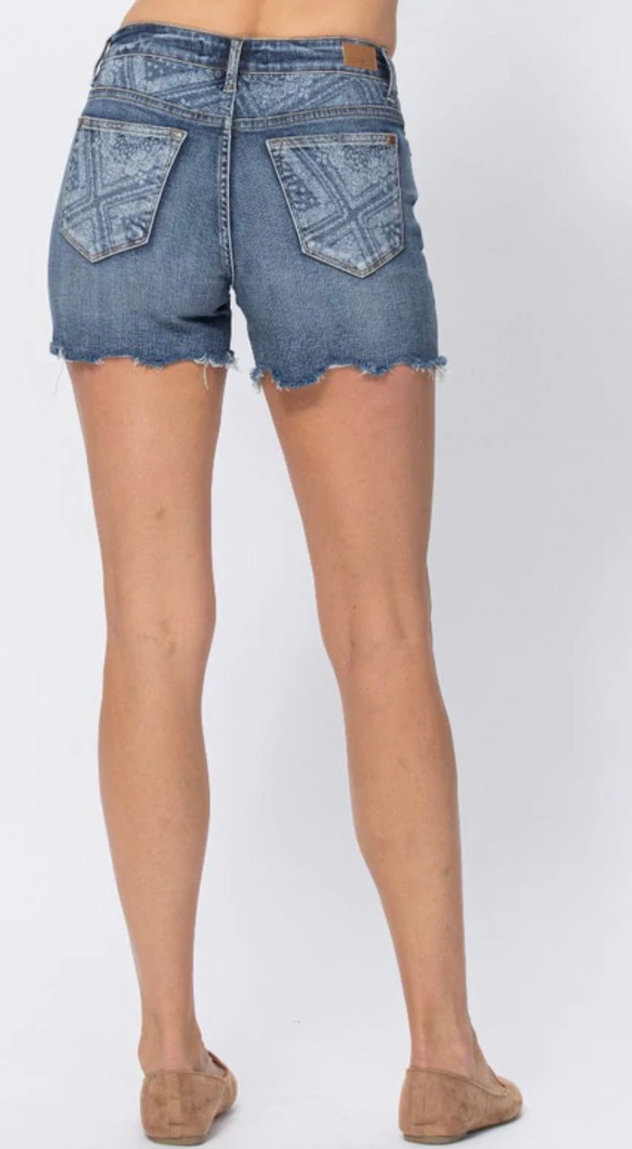 Judy Blue Paisley Bandanna Short JB150106