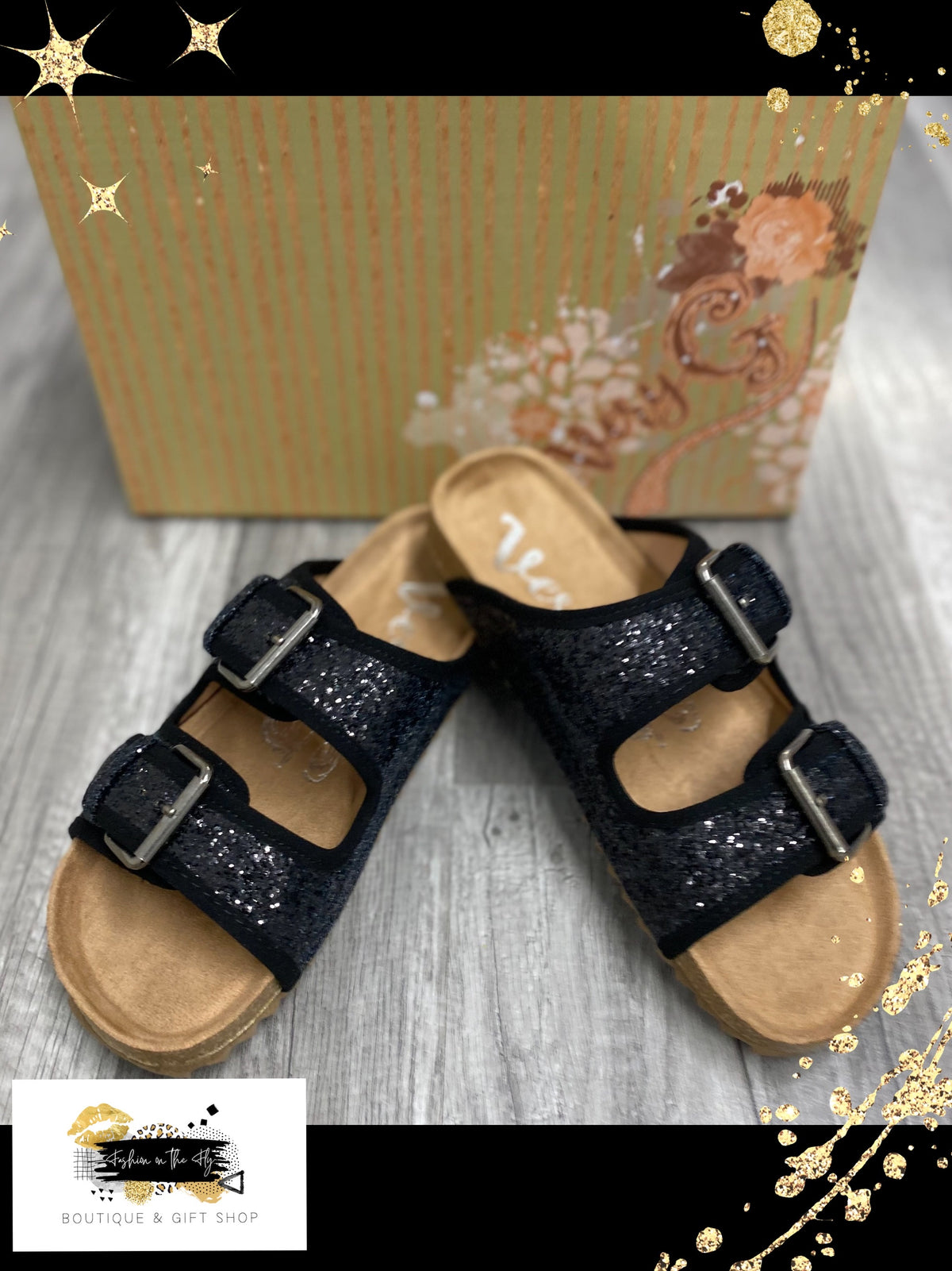 Paula Vary G Sandals~ Black