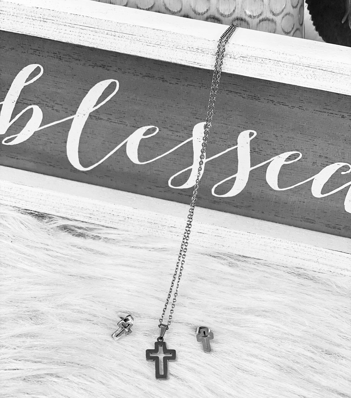 Stainless Steal Cross set