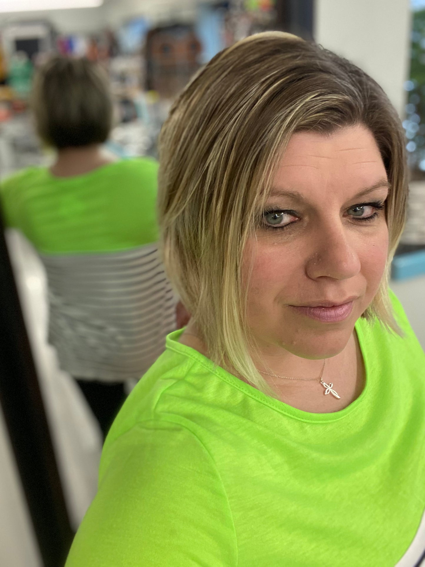 Neon Stripped Top