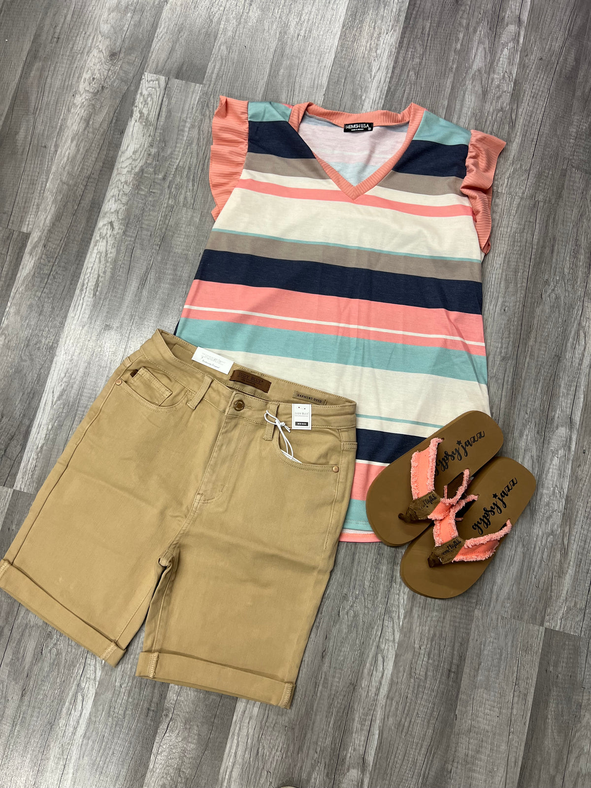 Sleeveless Ruffle Summer Top