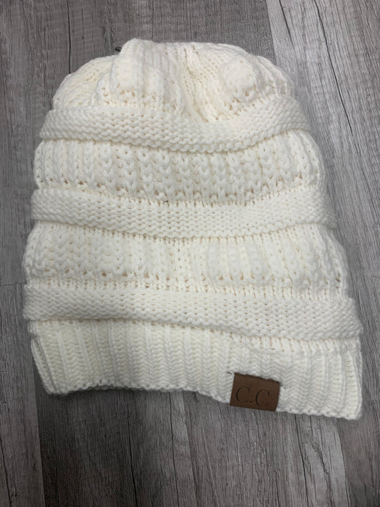 Fur lined CC Beanies W/ pony tail access