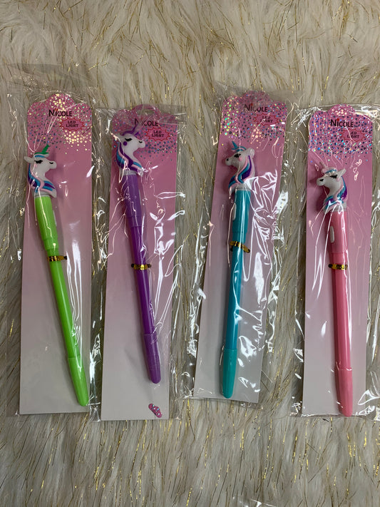 Nicole LED Lighted Unicorn Pens