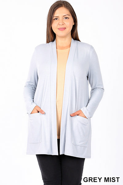 Slouchy pocket cardigan