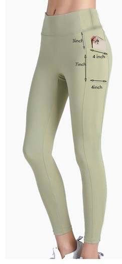 Soft Leggings with pockets and with-out pockets