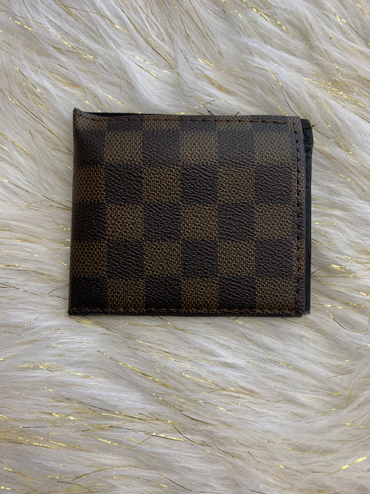 Checkered Bifold Wallets