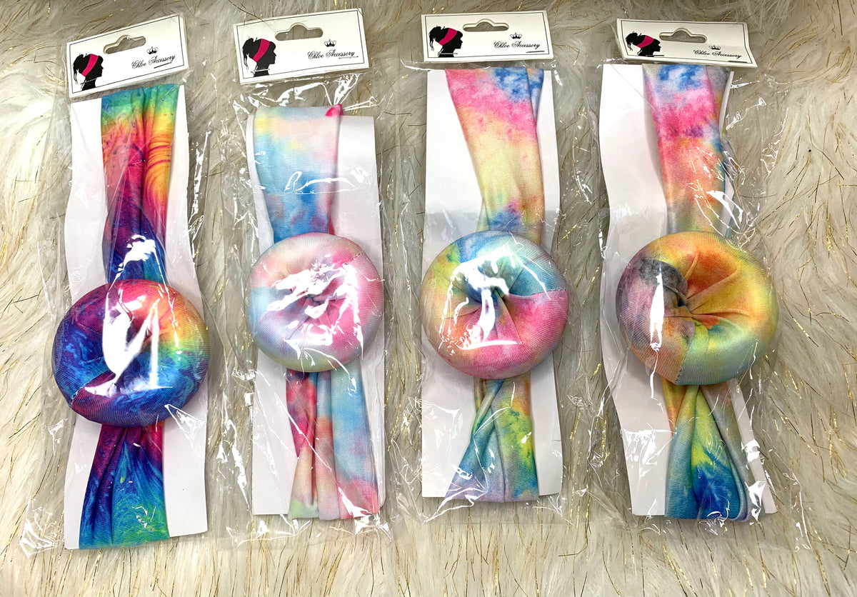 Tie Dye Infant Headbands