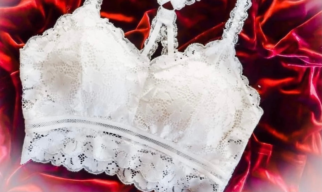 Juliette White Lace Corset Bralette