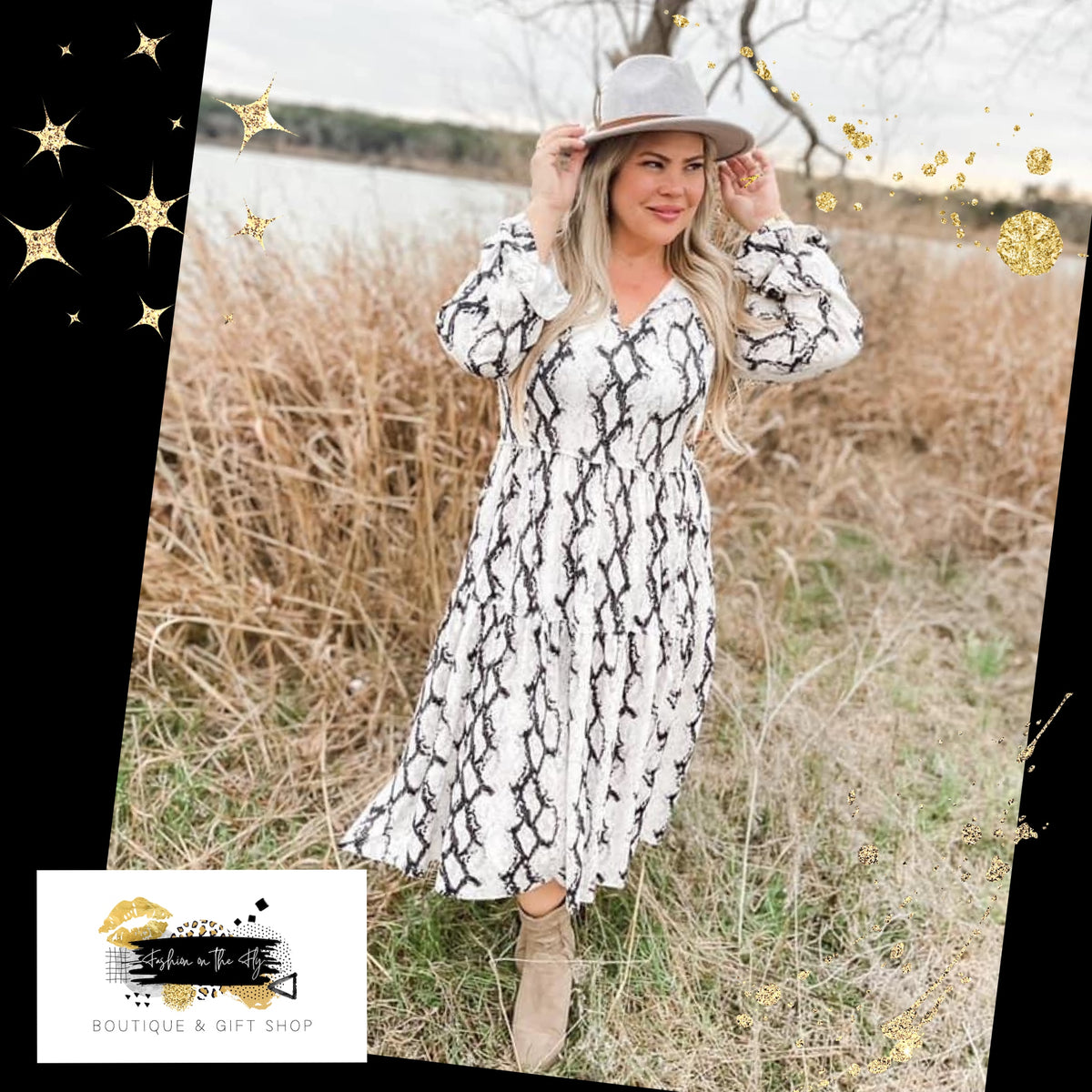 Snake skin Dress