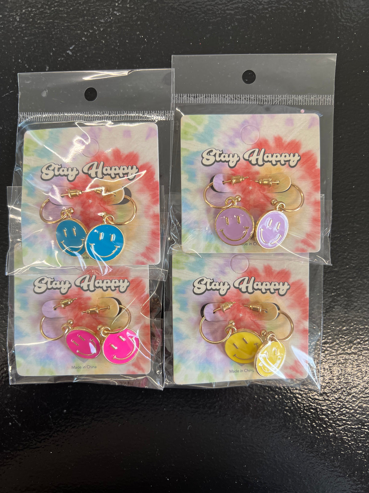 Stay Happy Earrings