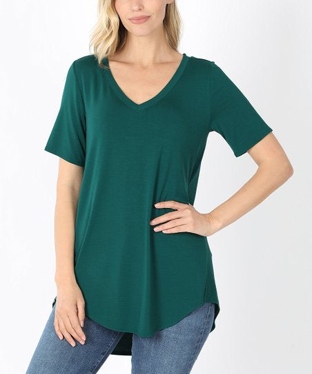 Zenana v- neck Tee