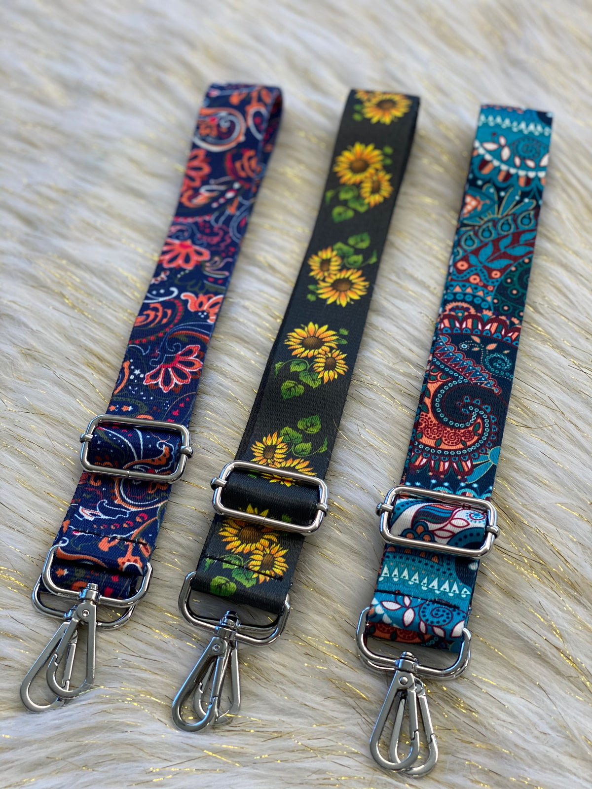 Purse & Bag Straps~ Paisley & Sunflowers