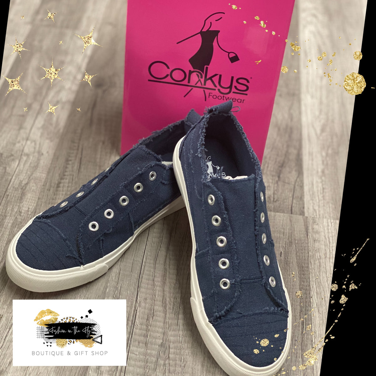 Corky~Babalu~ Navy Blue