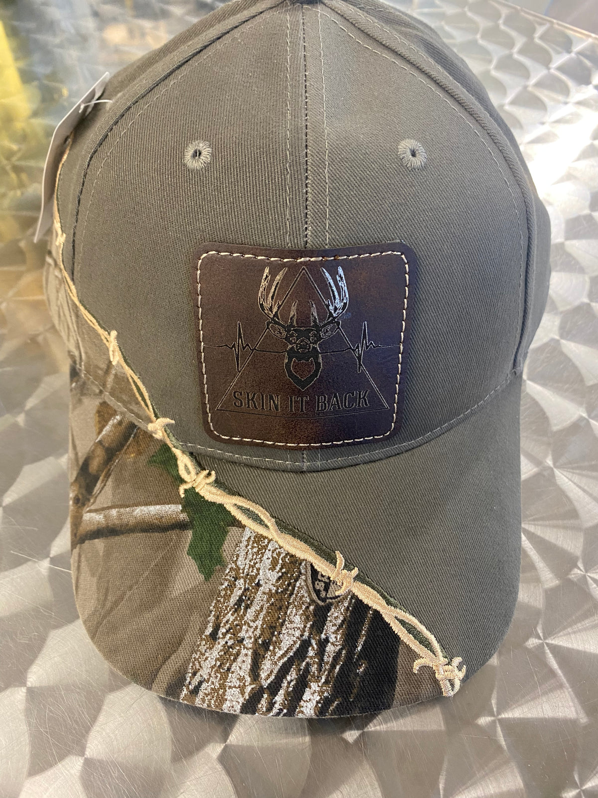 Skin It Back Velcro back hats