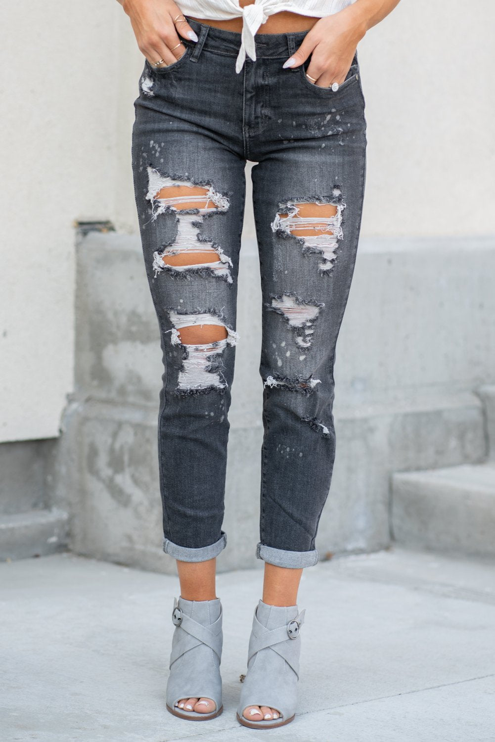 Judy Blue Boyfriend Jeans