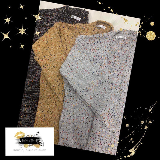 Fall Miley Dot Confetti Cardigan