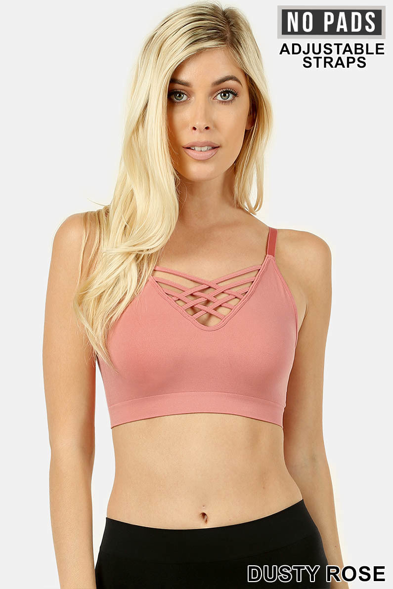 Criss Cross Zenana Bralette S/M